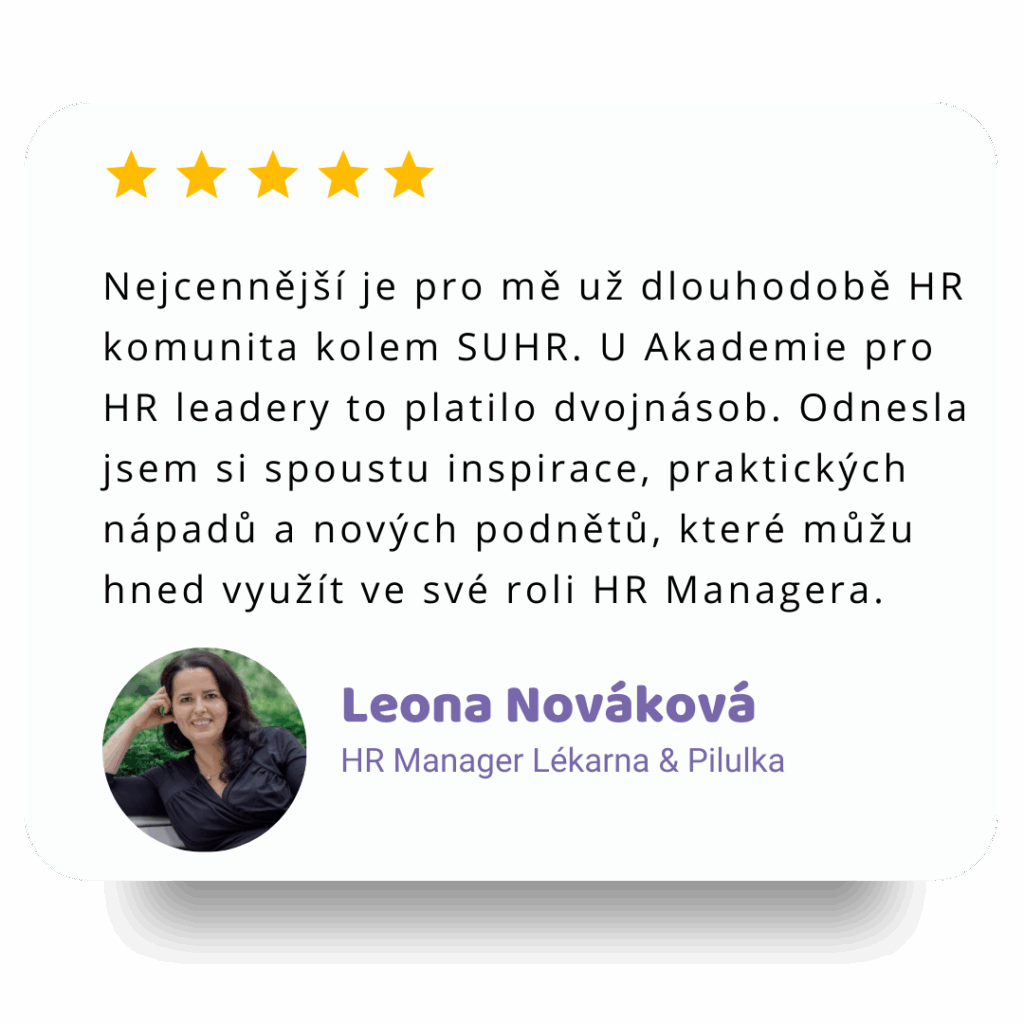 Reference akademie pro HR leadery