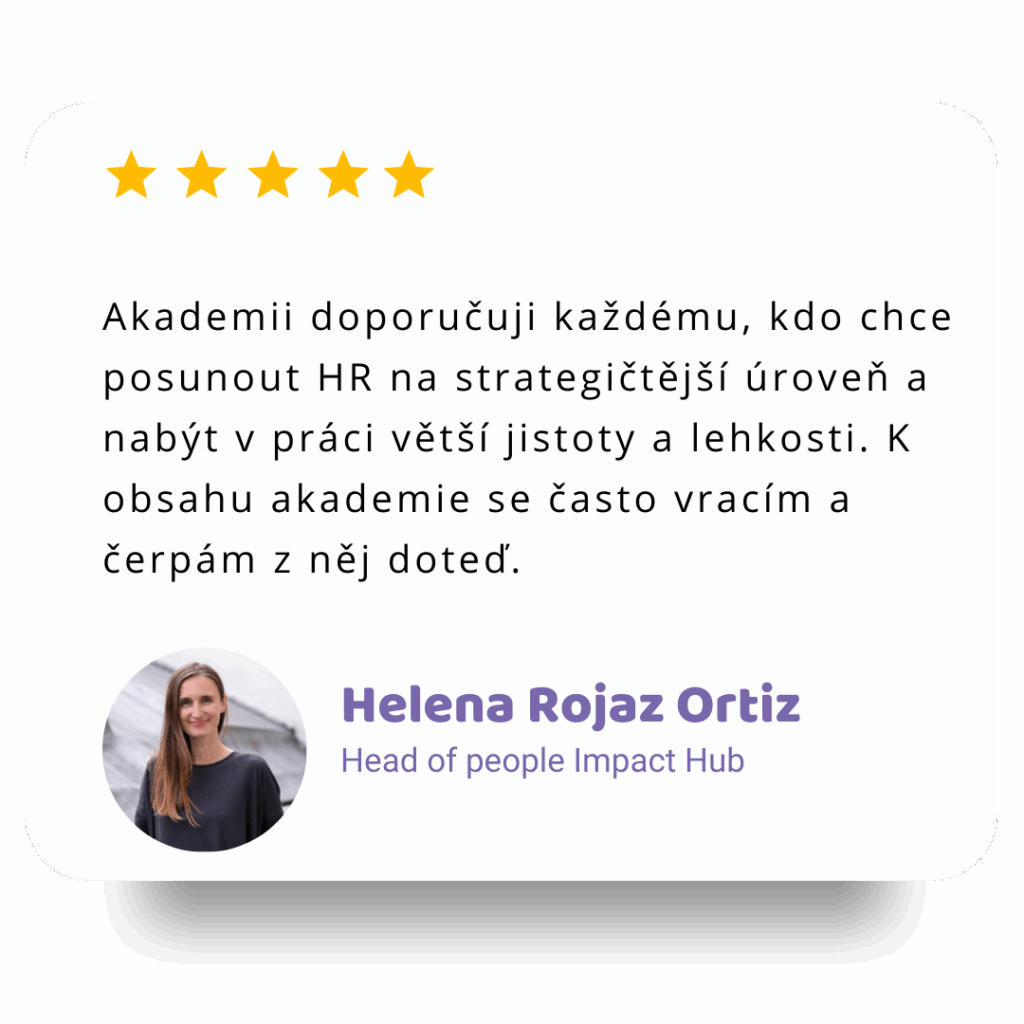 Reference akademie pro HR leadery