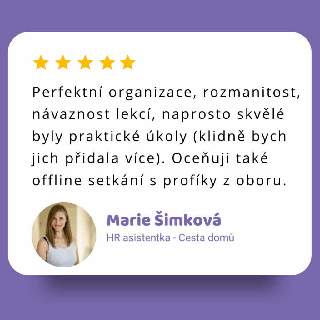 reference startovací HR akademie